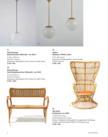 Quittenbaum Kunstauktionen GmbH 灯饰目录 · Auktion 170A | ITALIENISCHES DESIGN | QUITTENBAUM KUNSTAUKTIONEN 第 8 页