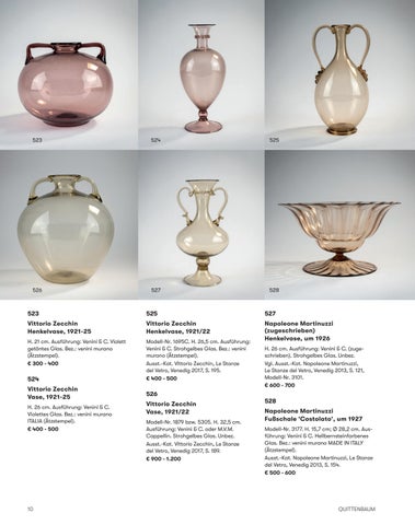 Quittenbaum Kunstauktionen GmbH 灯饰目录 · Auktion 170C | 穆拉诺玻璃 GLAS | QUITTENBAUM KUNSTAUKTIONEN 第 12 页