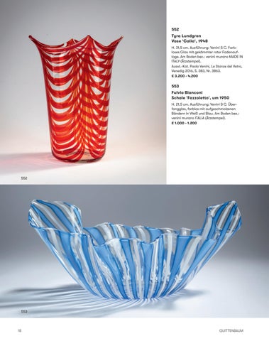 Quittenbaum Kunstauktionen GmbH 灯饰目录 · Auktion 170C | 穆拉诺玻璃 GLAS | QUITTENBAUM KUNSTAUKTIONEN 第 20 页