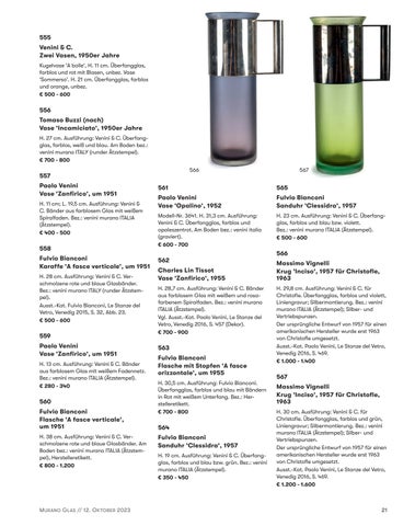 Quittenbaum Kunstauktionen GmbH 灯饰目录 · Auktion 170C | 穆拉诺玻璃 GLAS | QUITTENBAUM KUNSTAUKTIONEN 第 23 页