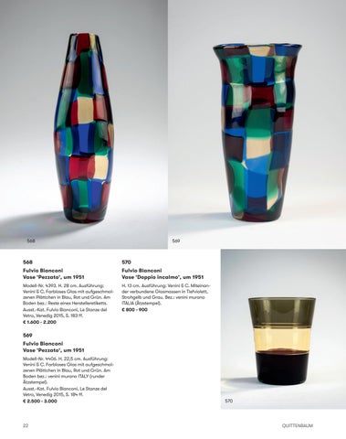 Quittenbaum Kunstauktionen GmbH 灯饰目录 · Auktion 170C | 穆拉诺玻璃 GLAS | QUITTENBAUM KUNSTAUKTIONEN 第 24 页