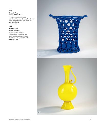 Quittenbaum Kunstauktionen GmbH 灯饰目录 · Auktion 170C | 穆拉诺玻璃 GLAS | QUITTENBAUM KUNSTAUKTIONEN 第 5 页