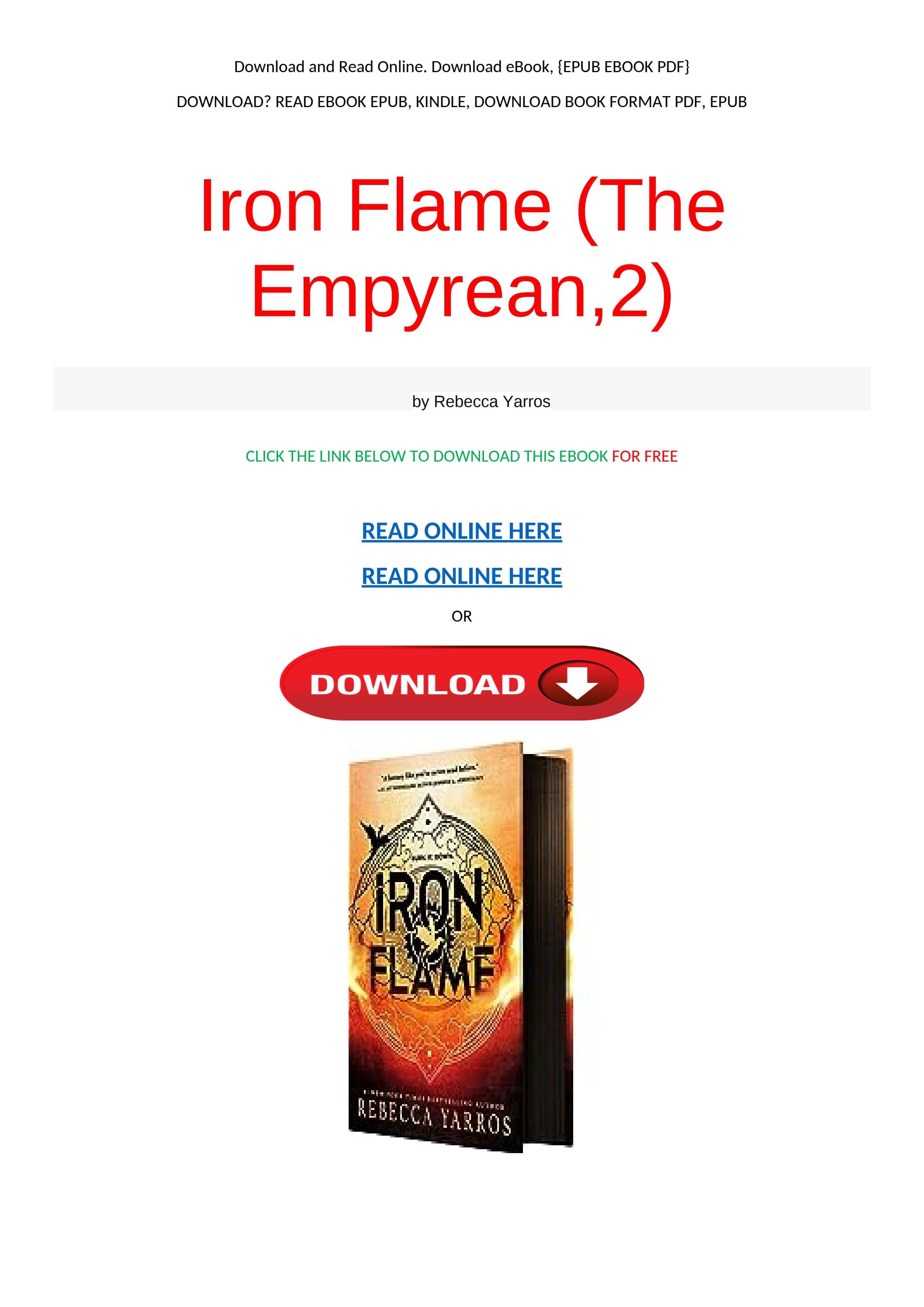 Read and download s pdf epub iron flame the empyrean 2 by ebook