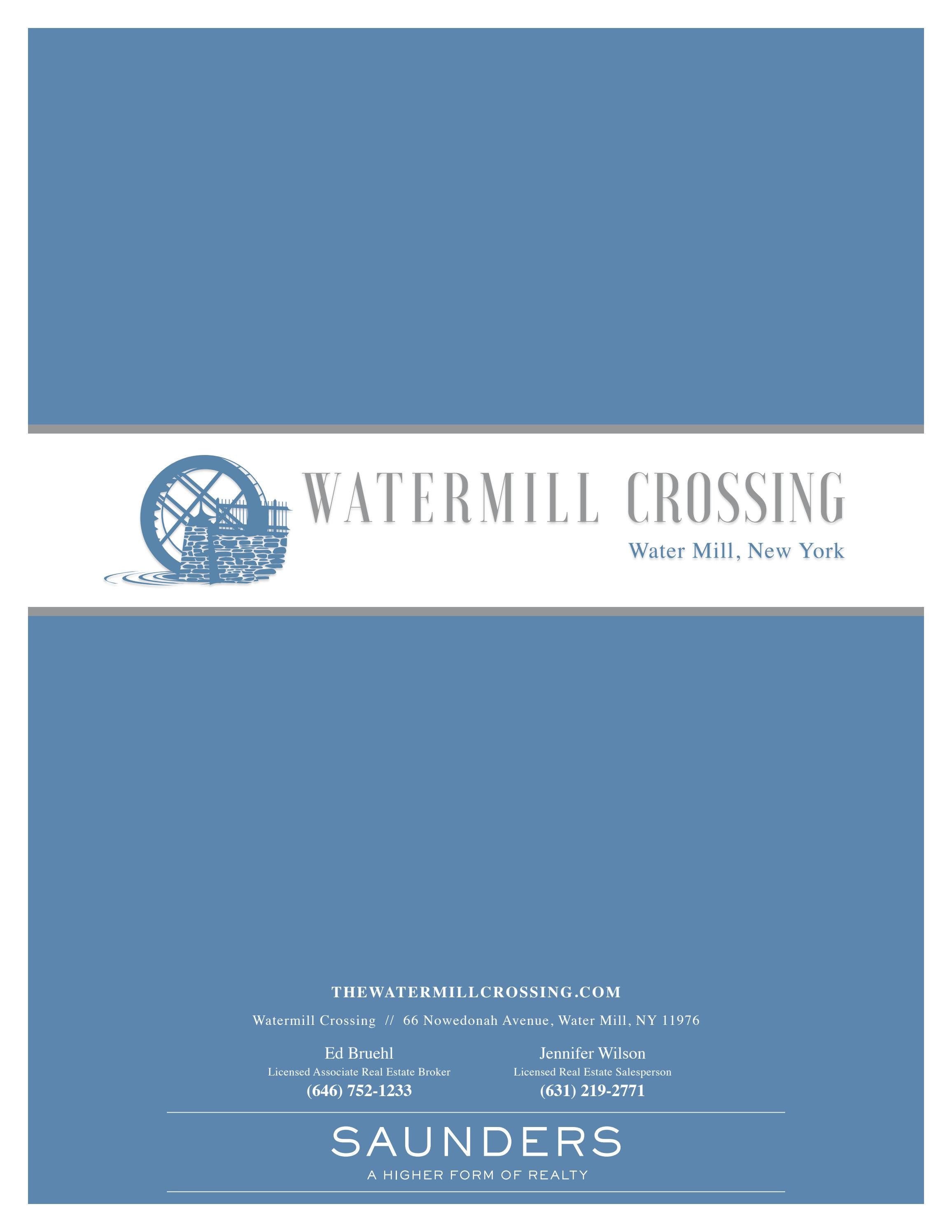 Watermill Crossing by Saunders & Associates Issuu