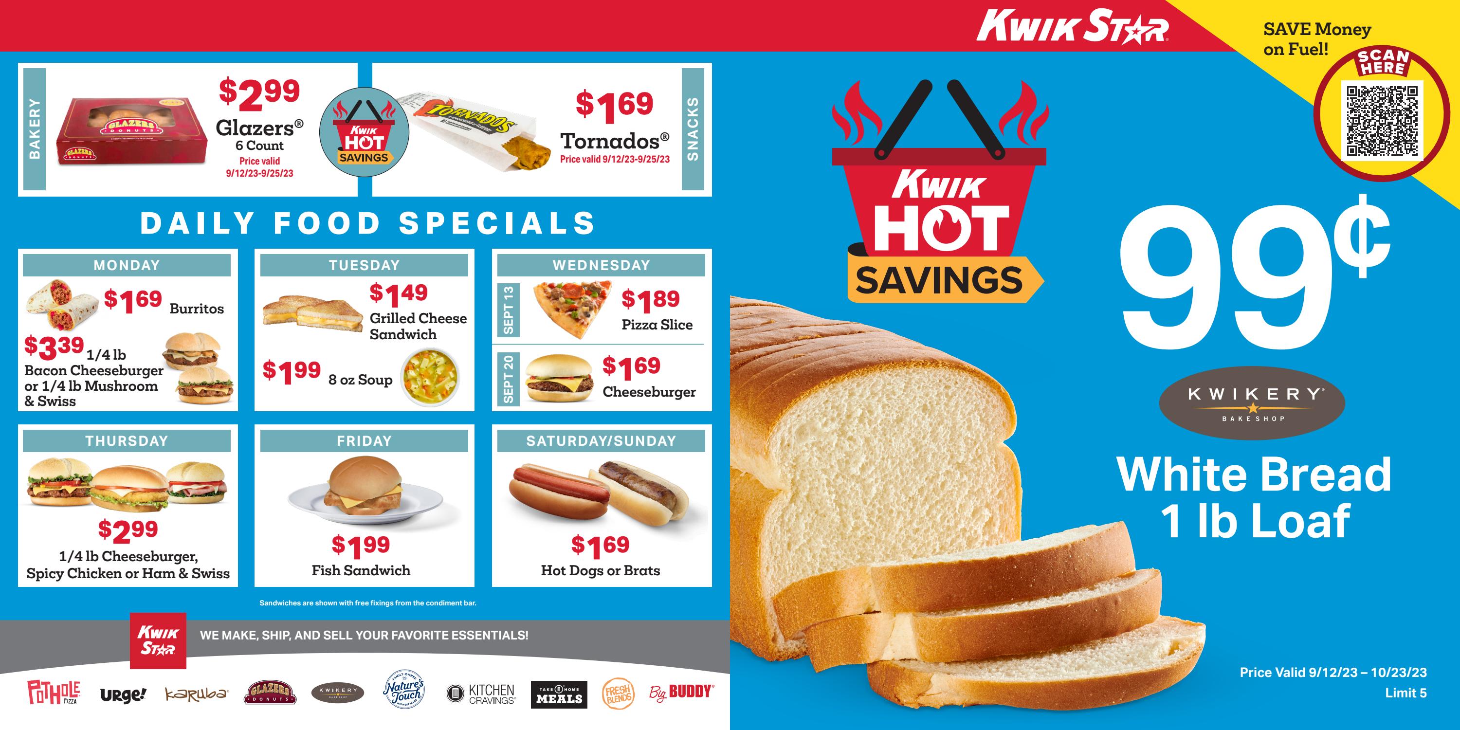 Kwik Trip Menu - x3mvwug