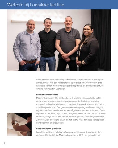 Maarten Loerakker 灯饰目录 · Loerakker LED Line catalogus 第 6 页