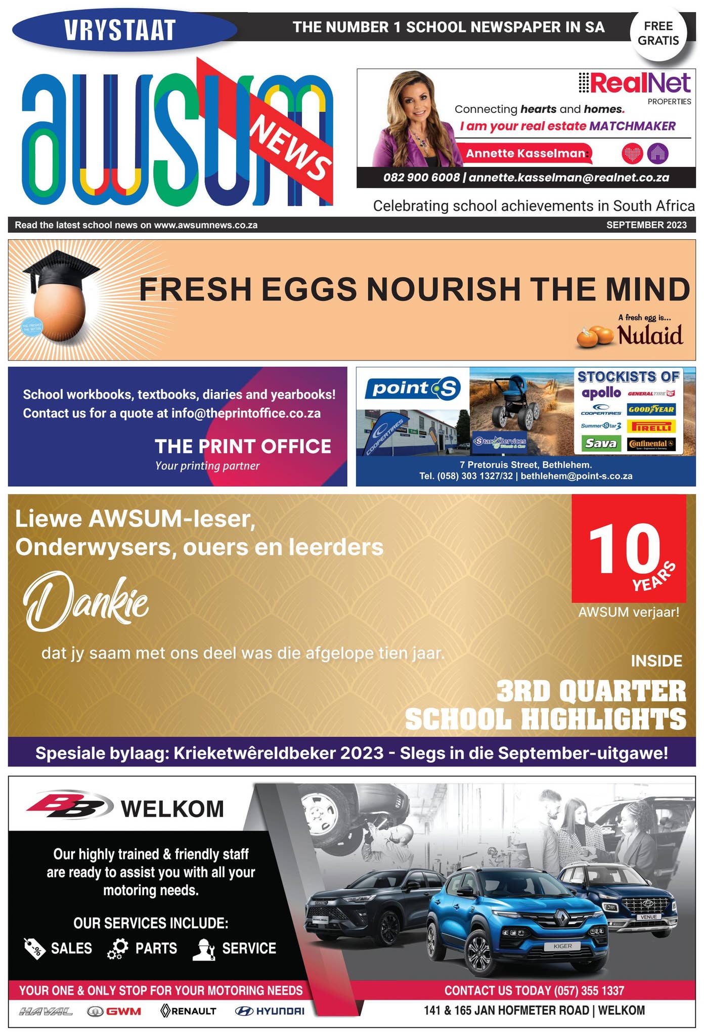 AWSUM Free State September Edition 2023 by AWSUM News - Issuu