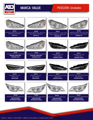 AUTOELECTRICADIESEL 灯饰目录 · ILUMINACIÓN VALUE 第 3 页
