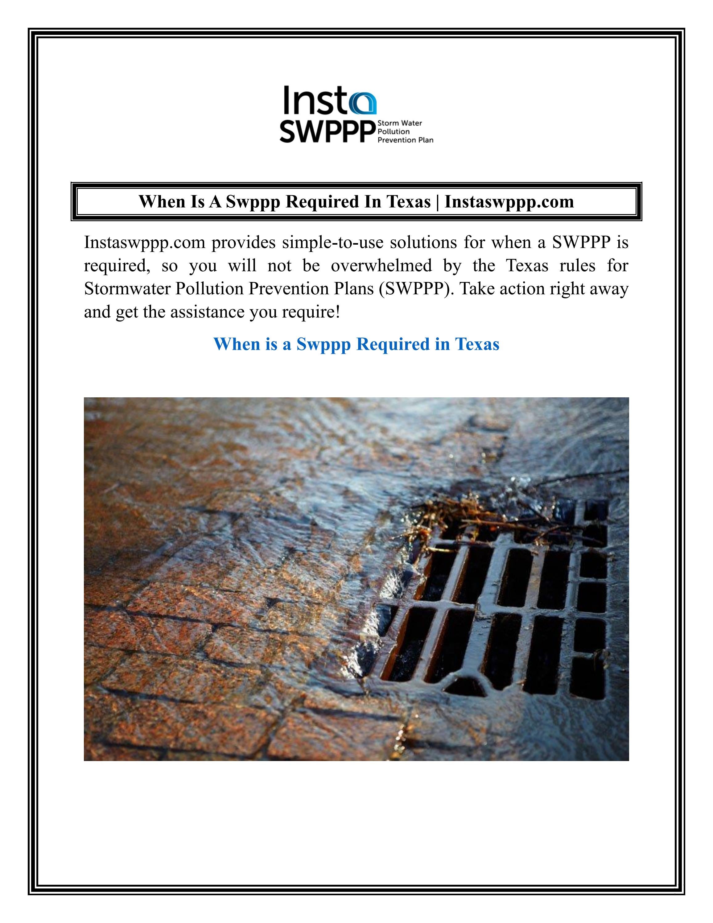 Swppp Certification Texas - kcvahlp