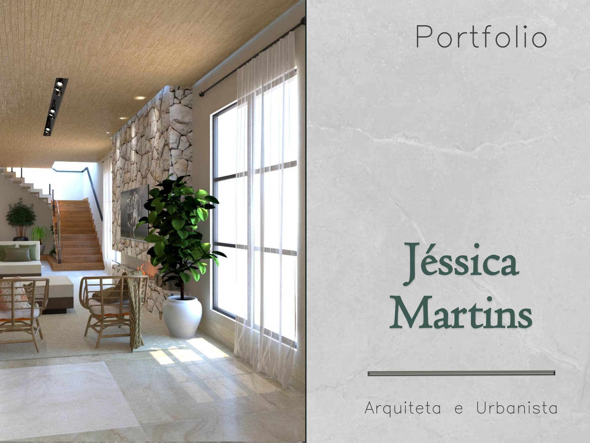 Portfolio projetos de arquitetura e interiores by Jéssica Alves Martins ...