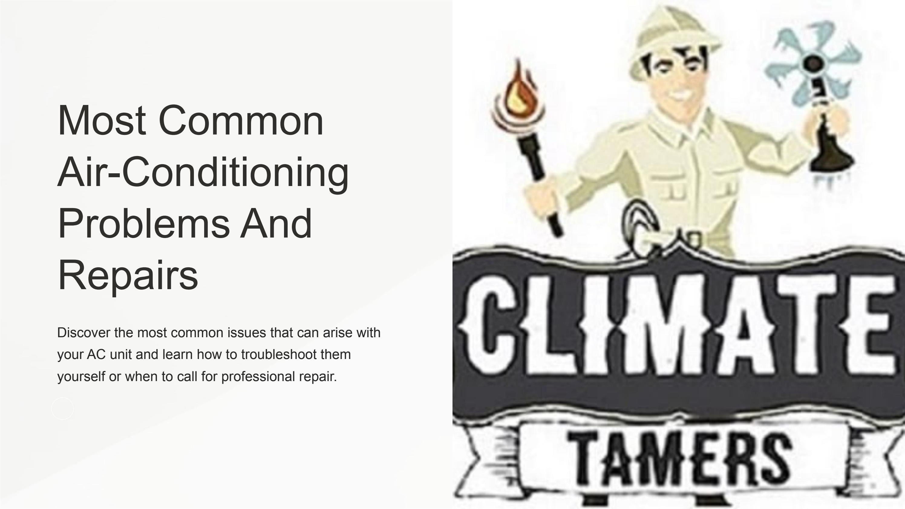 Most Common AirConditioning Problems And Repairs by Jammie Will Issuu