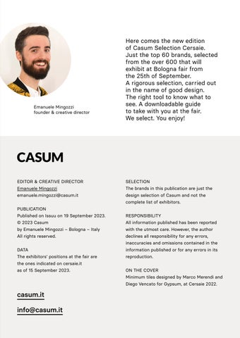 Casum Selection Cersaie 2023 - 室内 design 第 3 页