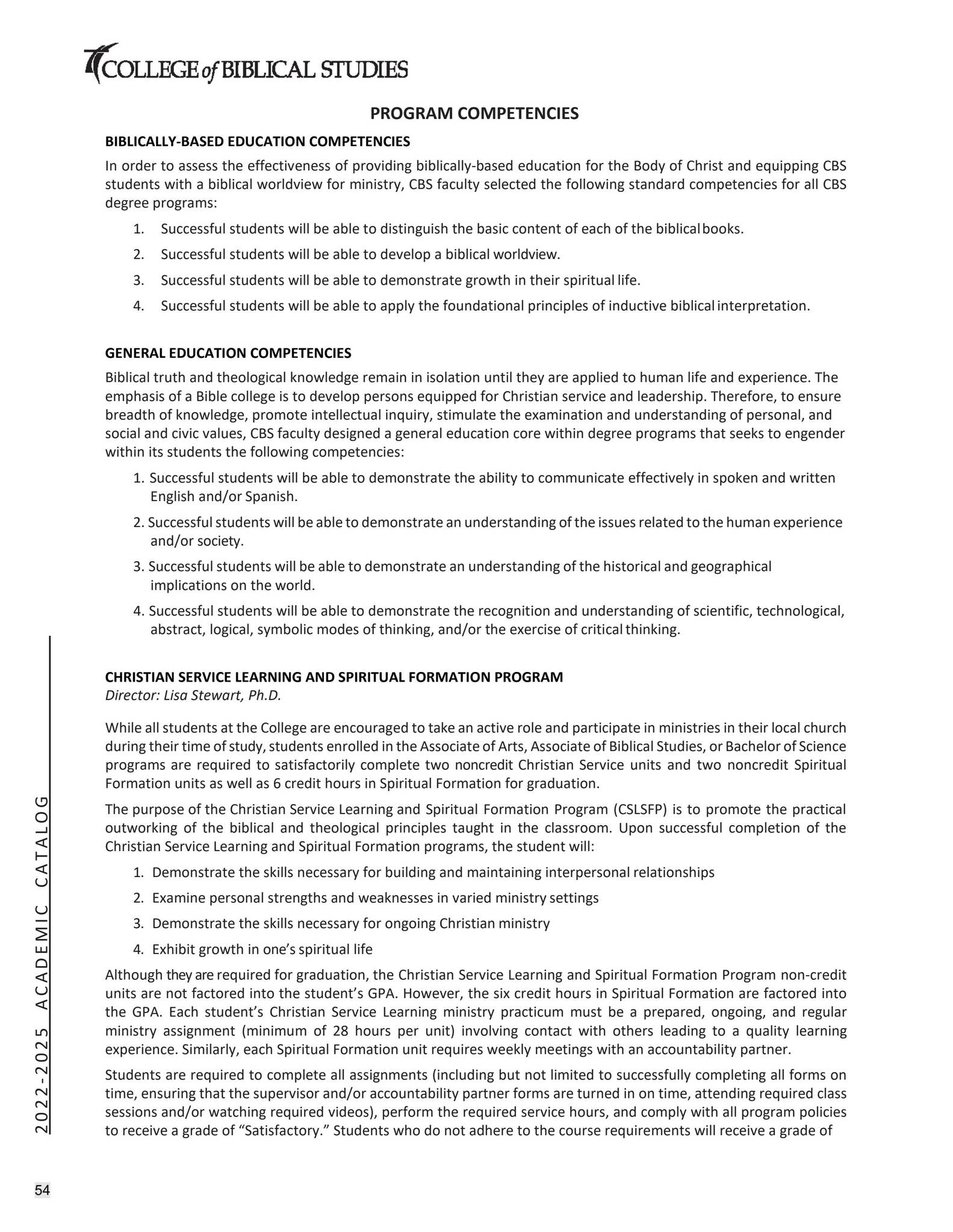 Academic Catalog 20222025 by cbshouston Issuu