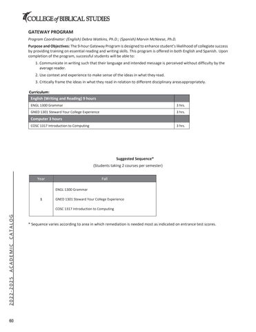 Academic Catalog 2022-2025 by cbshouston - Issuu