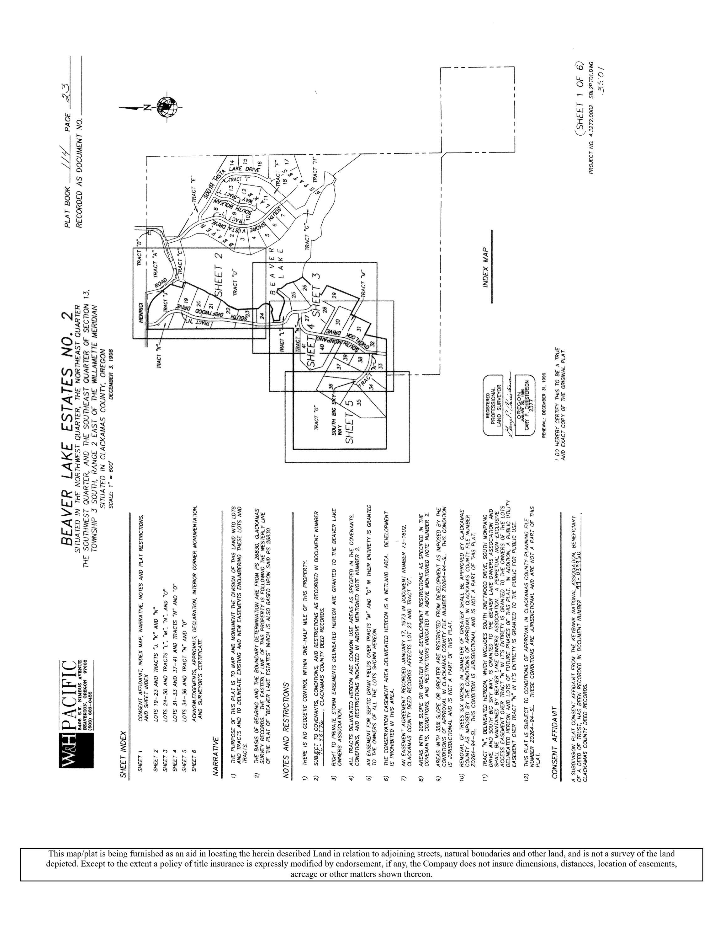 CCR's Beaver Lake Estates 2 by Lawyers Title Oregon Issuu