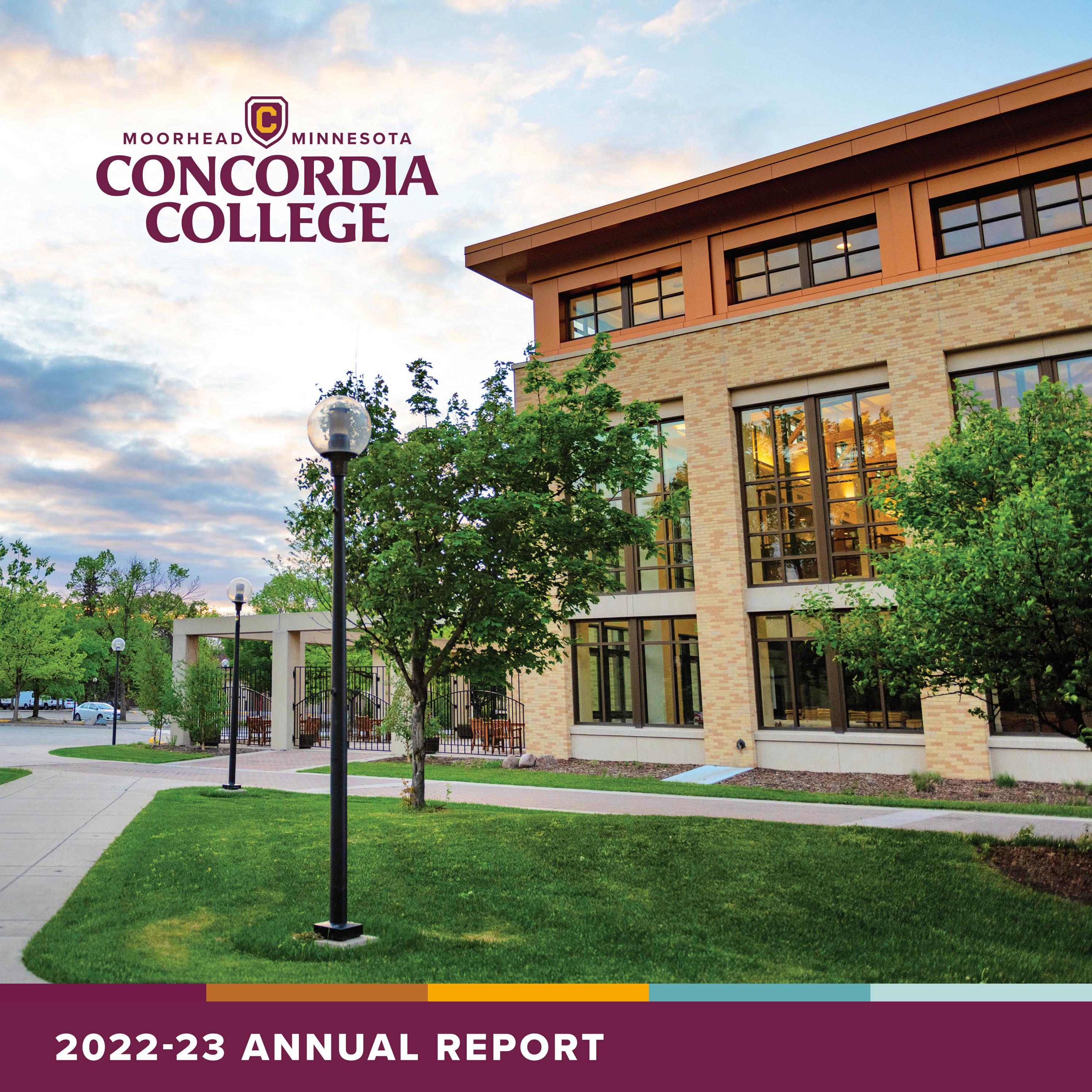 Concordia College Annual Report 202223 by Concordia College Issuu