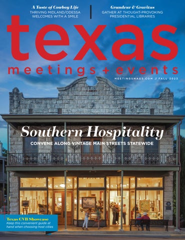 Texas Meetings + Events Fall 2023 by Greenspring Media - Issuu