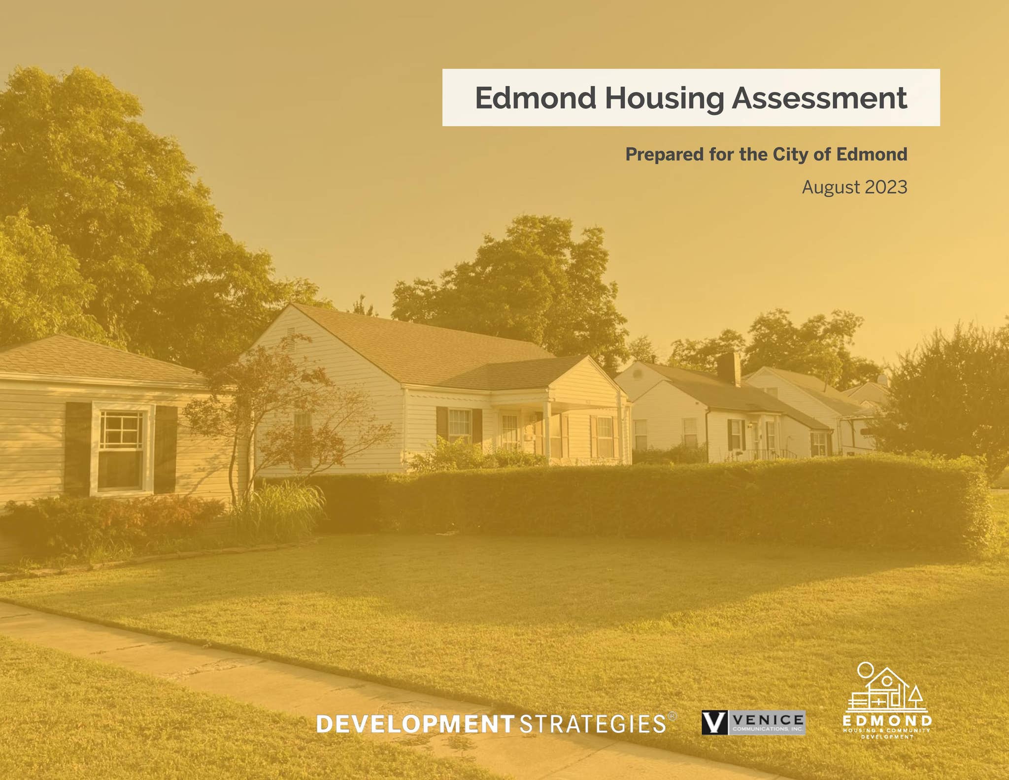 Edmond Housing Assessment - 2023 by City of Edmond - Issuu