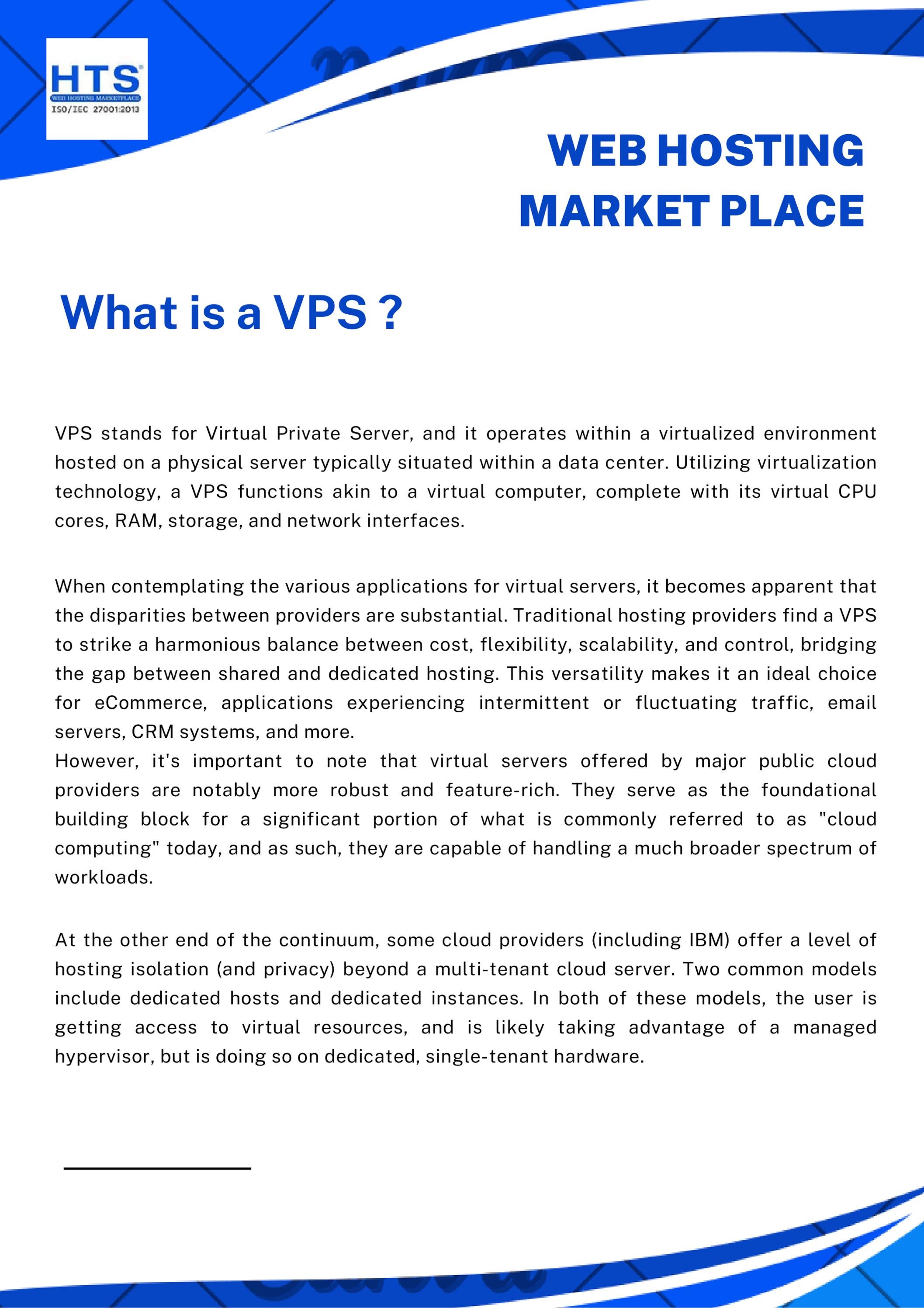 Best VPS Server by HTS Cloud Issuu