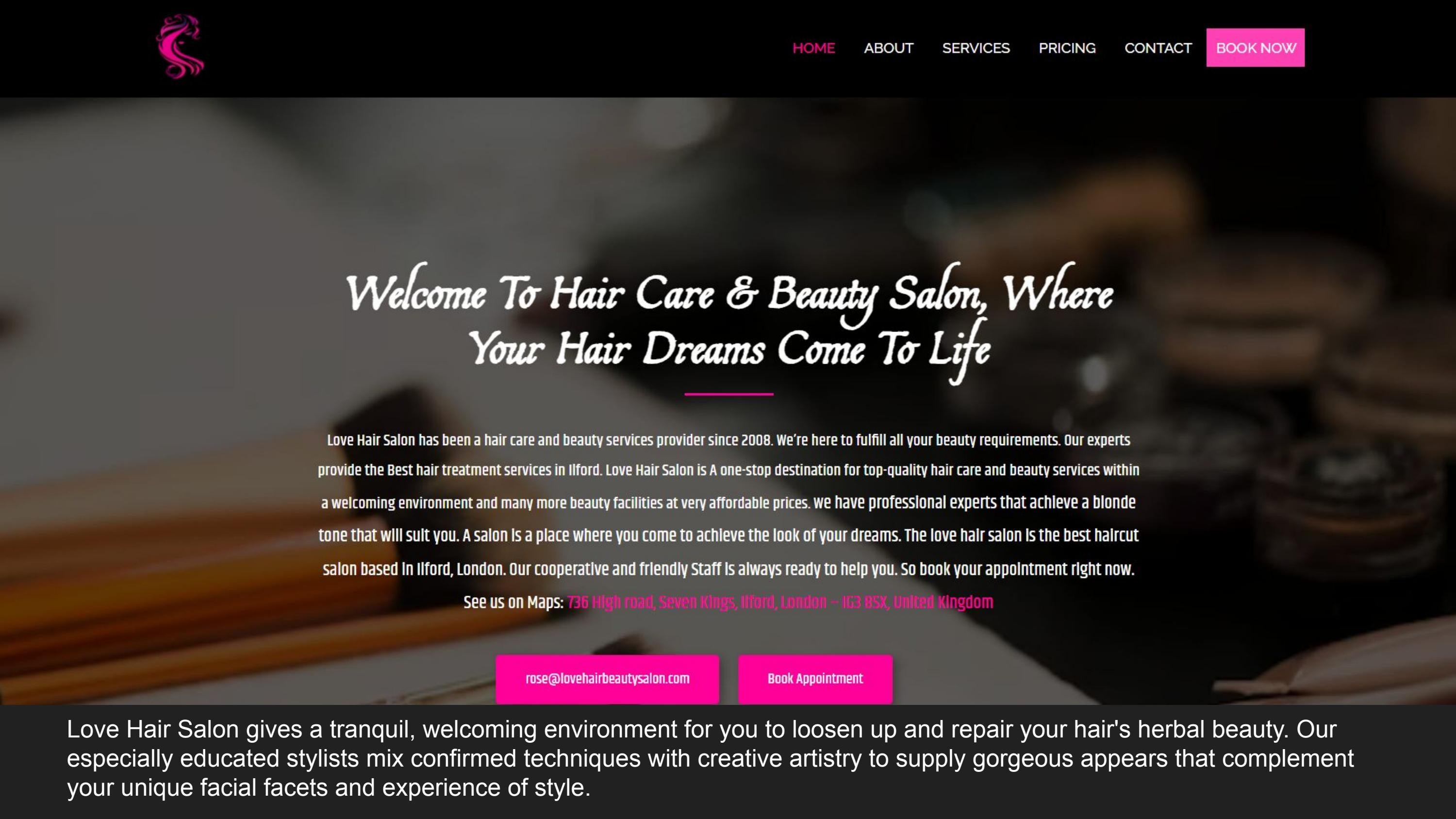 Love Hair Salon Ilford's Top Rated Hair Care & Beauty Services by