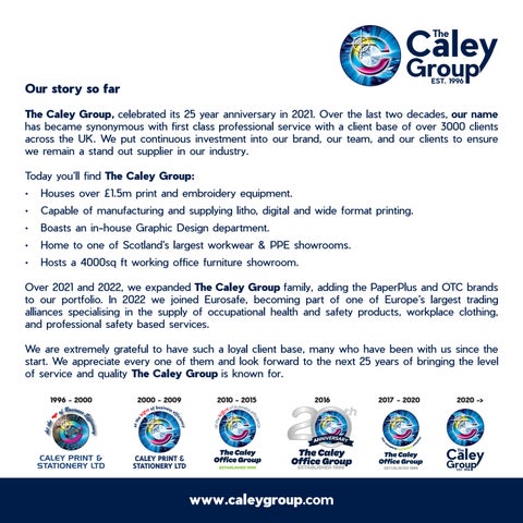 The Caley Group - Corporate 家具手册 第 2 页