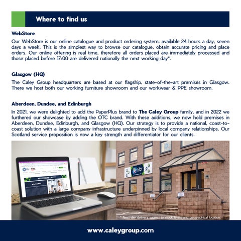 The Caley Group - Corporate 家具手册 第 4 页