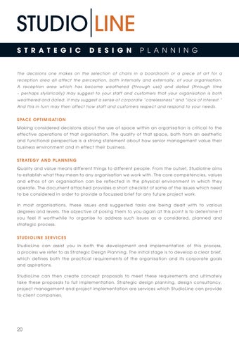 StudioLine Workplace Environments 灯饰目录 · Studioline Services Manual 第 22 页