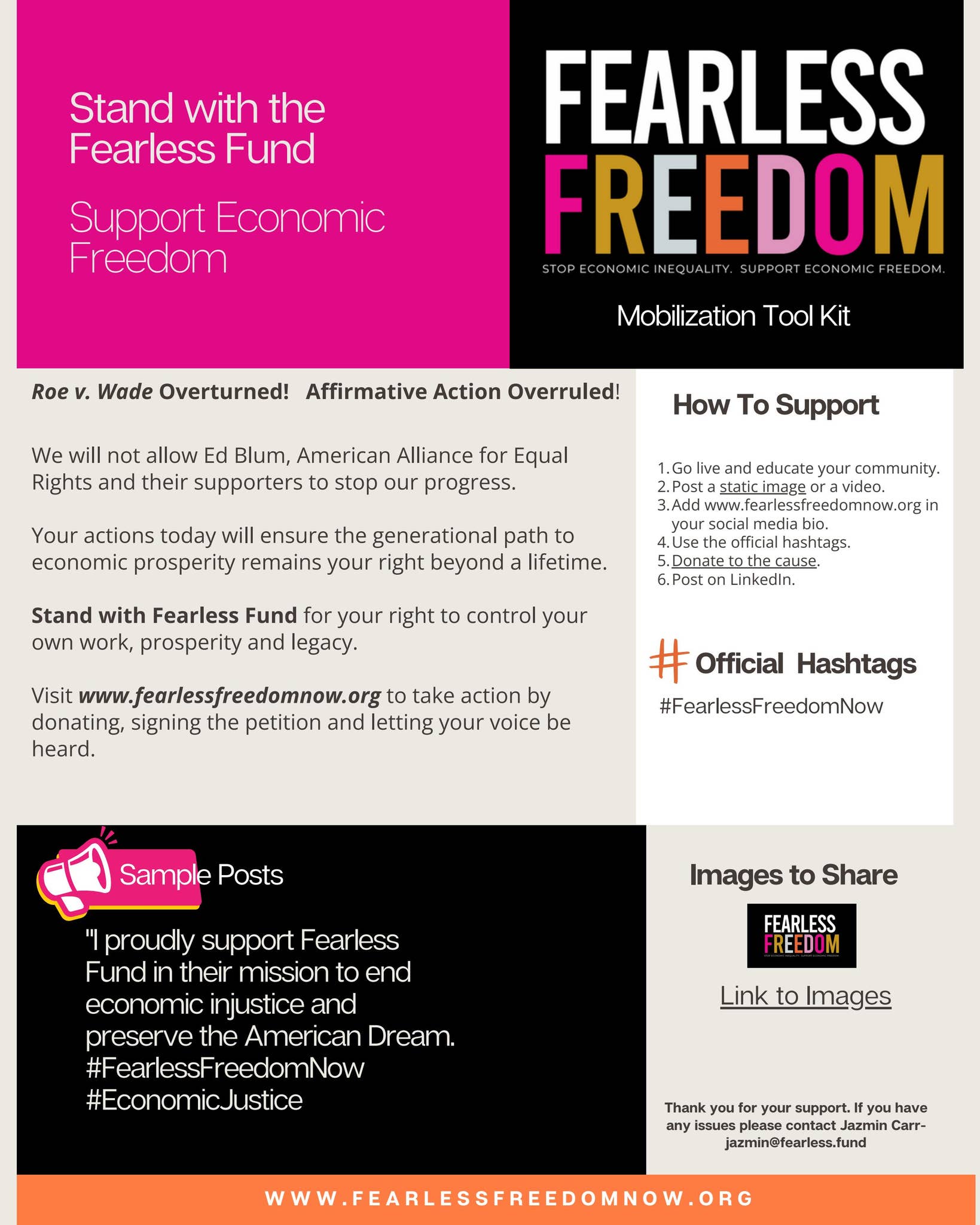 Mobilisation Kit Fearless Freedom Mobilization Kit by fearlessfund1 - Issuu
