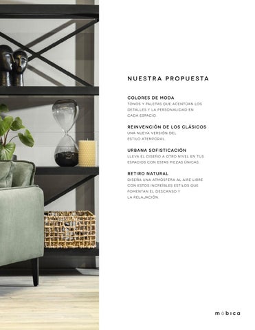 家具型录 Otoño 2023 Espacios que inspiran por Mōbica 第 3 页