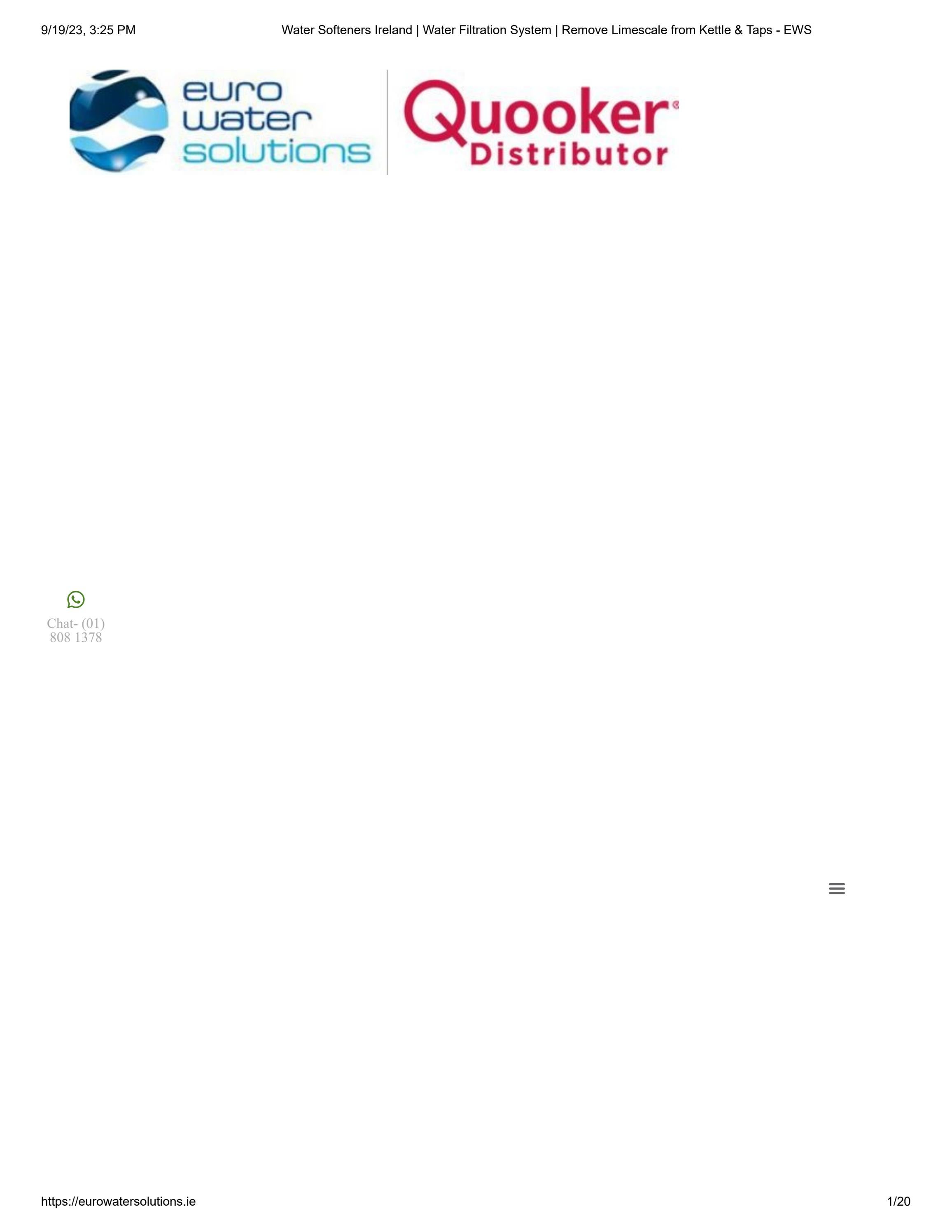 Water Softeners Ireland Water Filtration System Remove Limescale