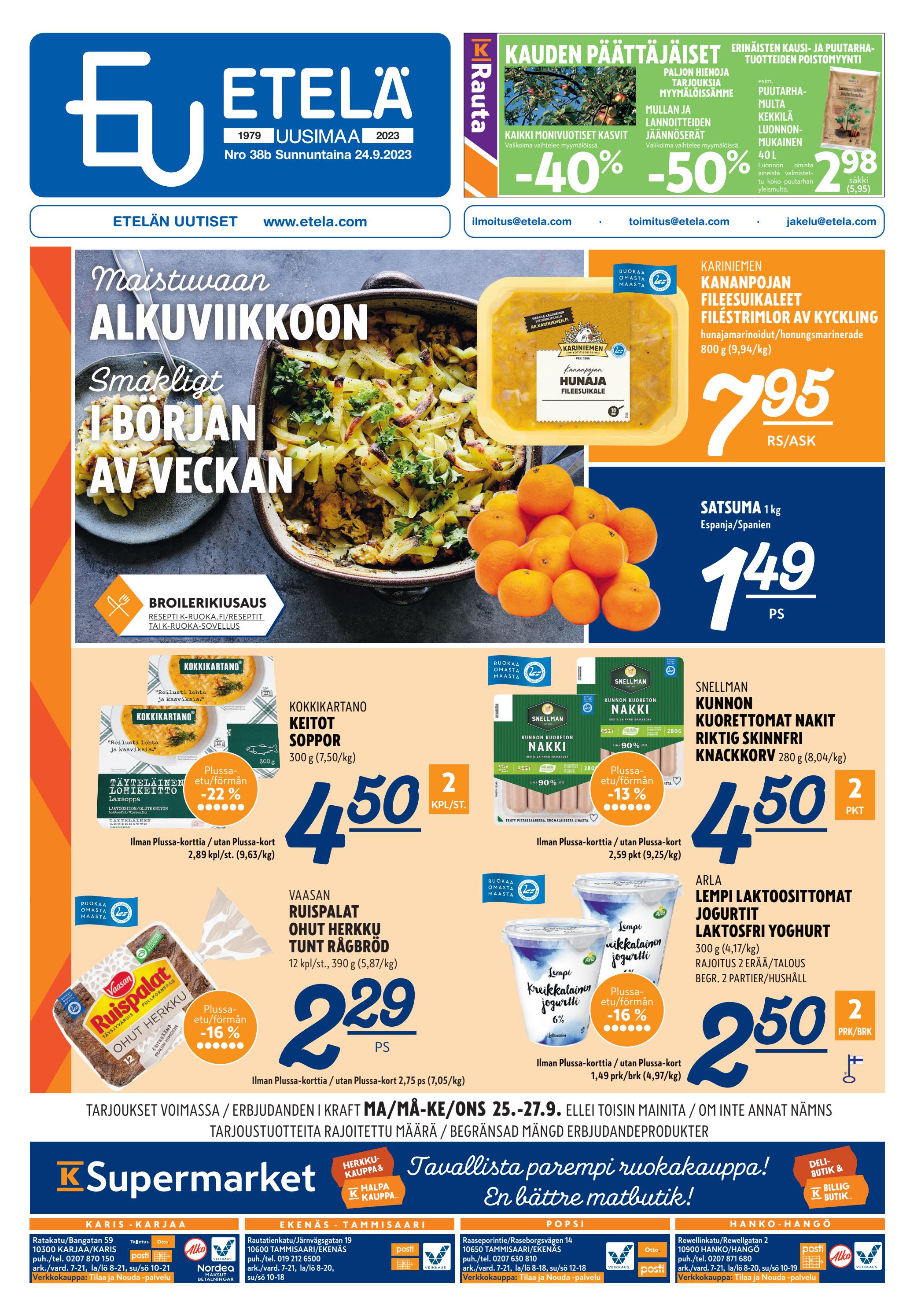 EU 38b / 24.9.2023 by Etelä-Uusimaa - Issuu