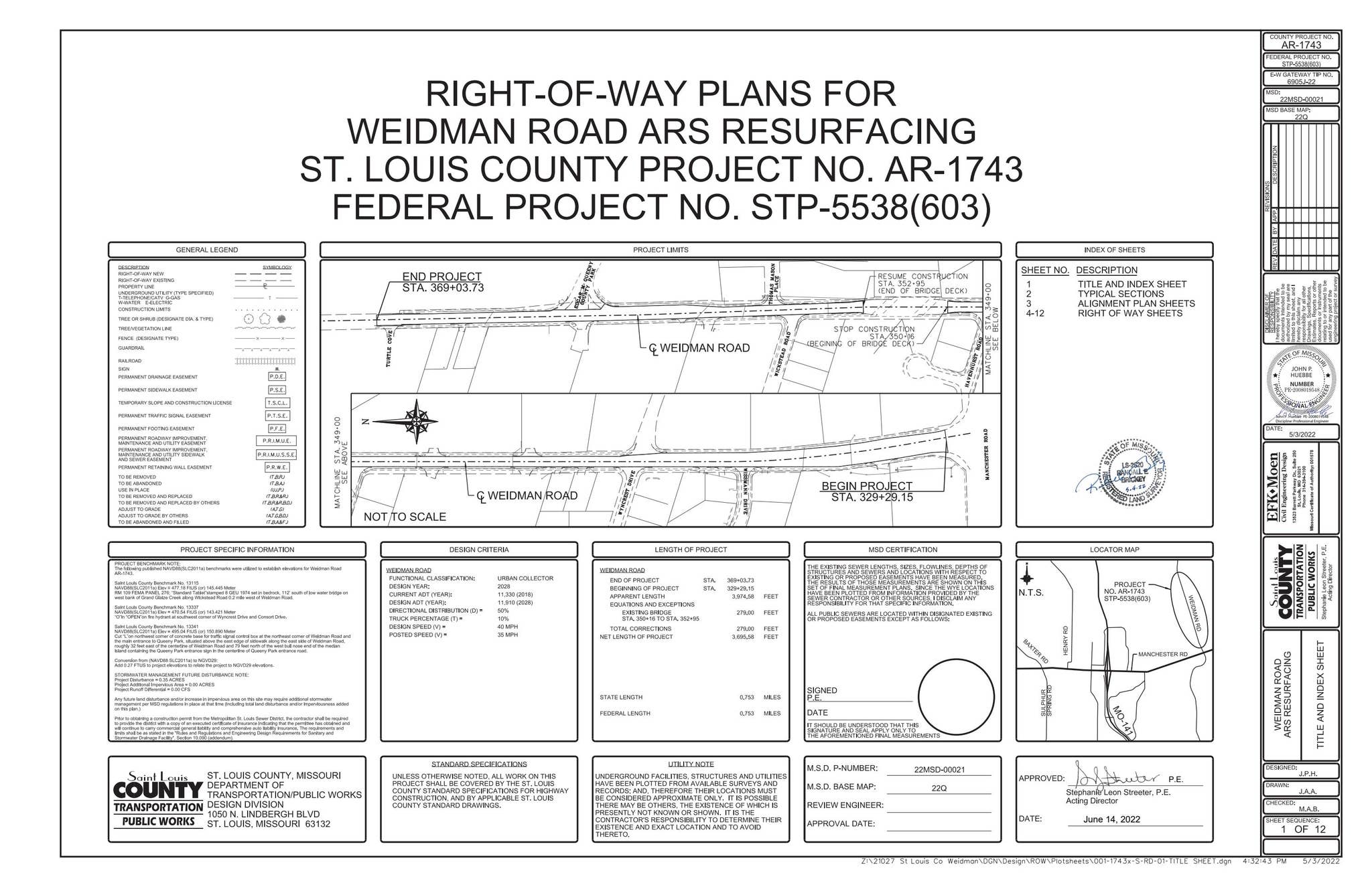 AR-1743 Right-of-Way Plans by STLCOGOV - Issuu