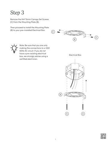 nathanjameshome 家具目录 · Argo 吸顶灯 Instruction Sheet 第 7 页