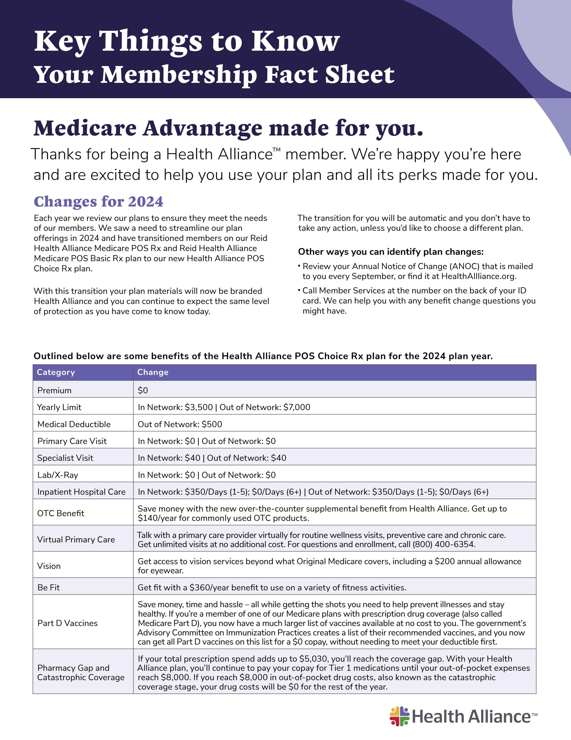 2024 Reid POS Medicare Advantage Handbook by Health Alliance Issuu
