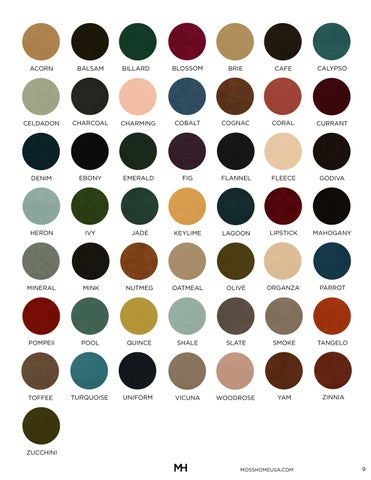 Moss Home Textiles 灯饰目录 Fall 2023 第 9 页