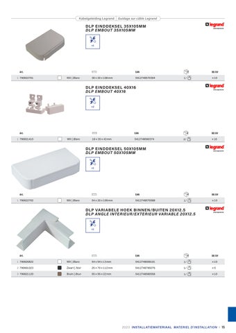 K2 - Installatiemateriaal (26/09/2023) 第 15 页