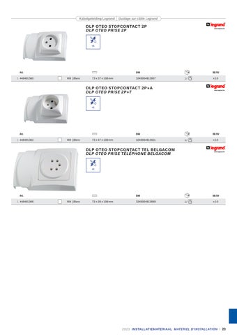 K2 - Installatiemateriaal (26/09/2023) 第 23 页