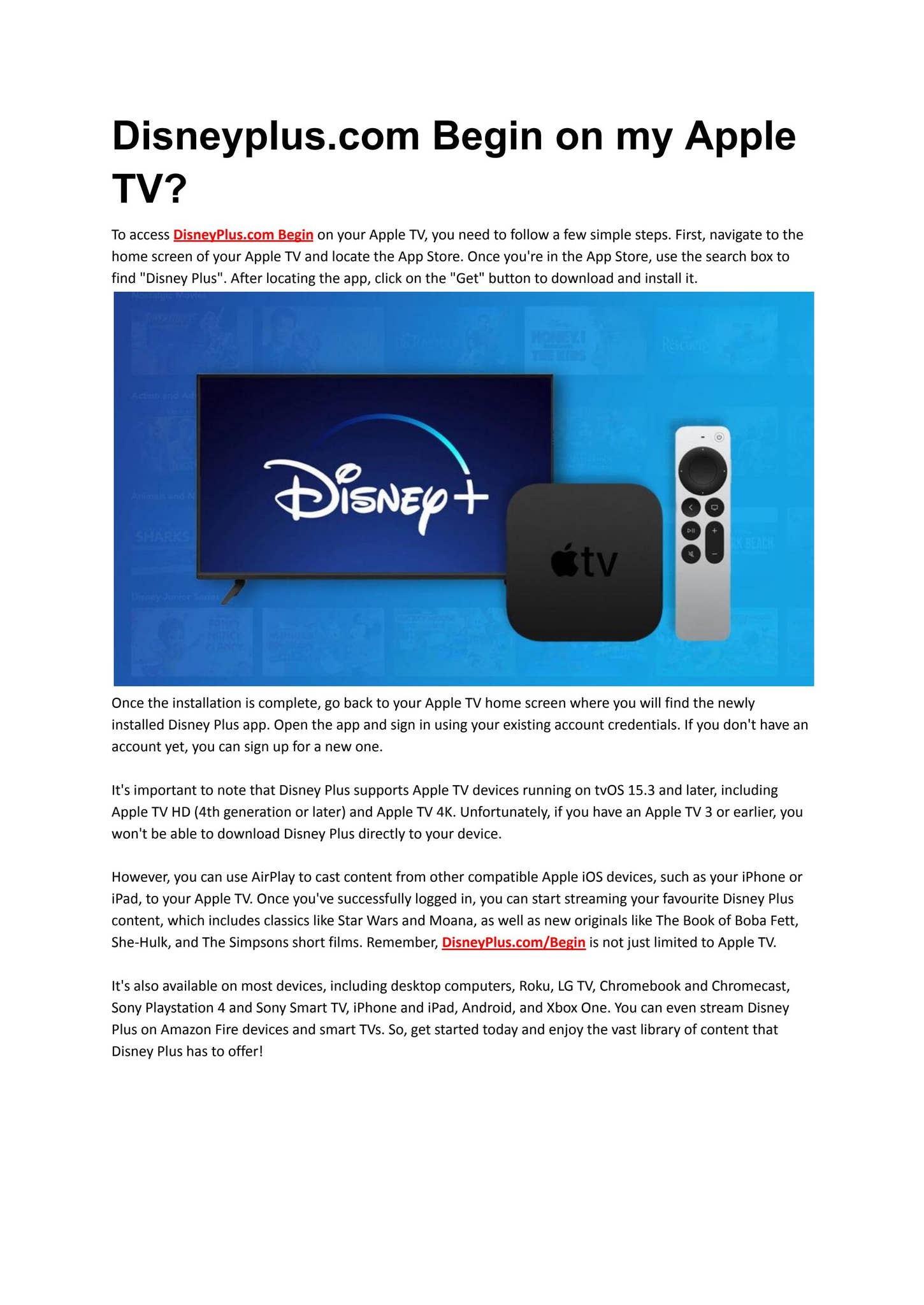Disneyplus.com Begin on my Apple TV? by Disney Plus - Issuu - Why Won't Disney Plus Play On My Apple Tv