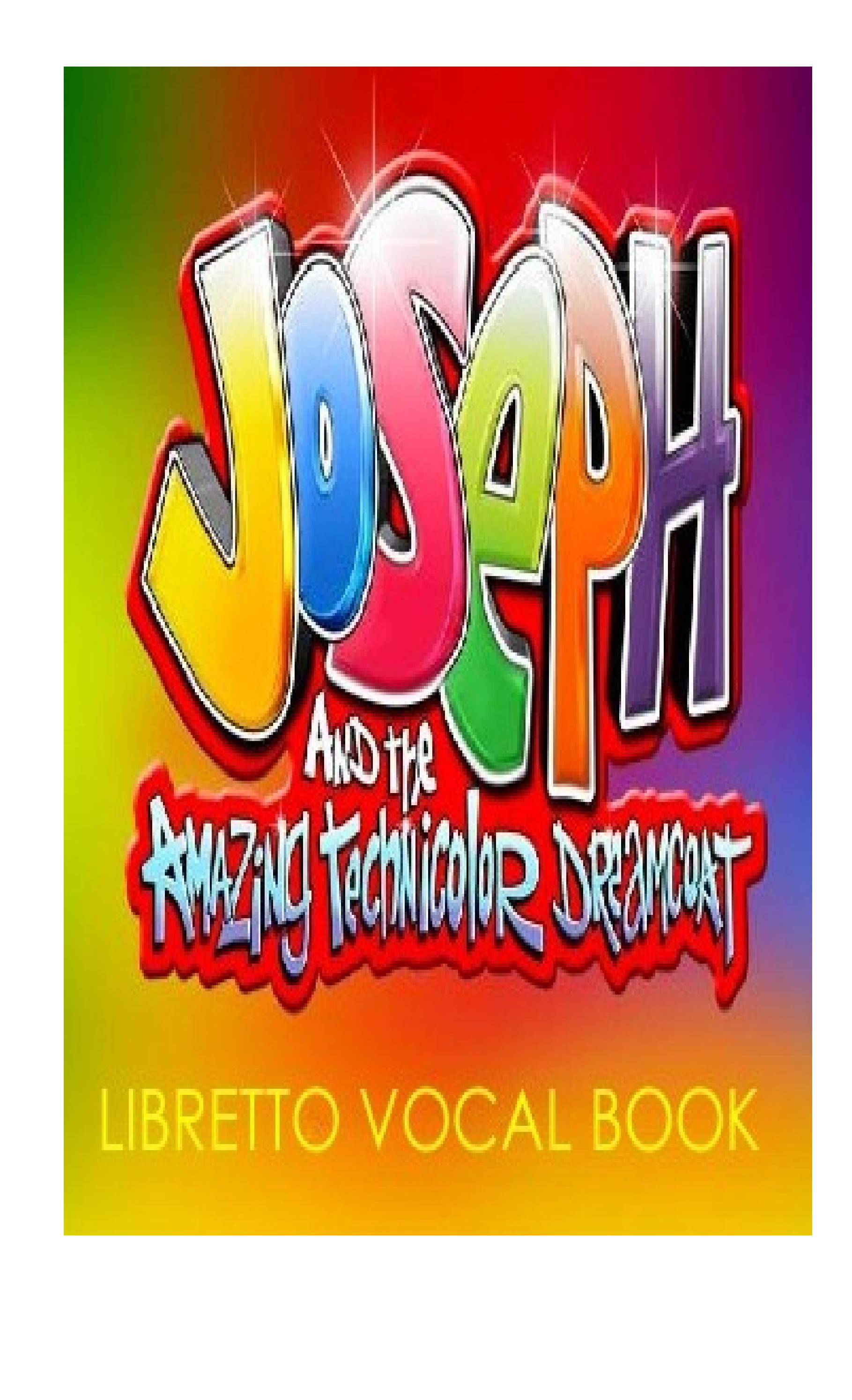 Partitura. JOSEPH AND THE AMAZING TECHNICOLOR DREAMCOAT  ABRIDGED VOCAL Score 9780793508938 - View #12