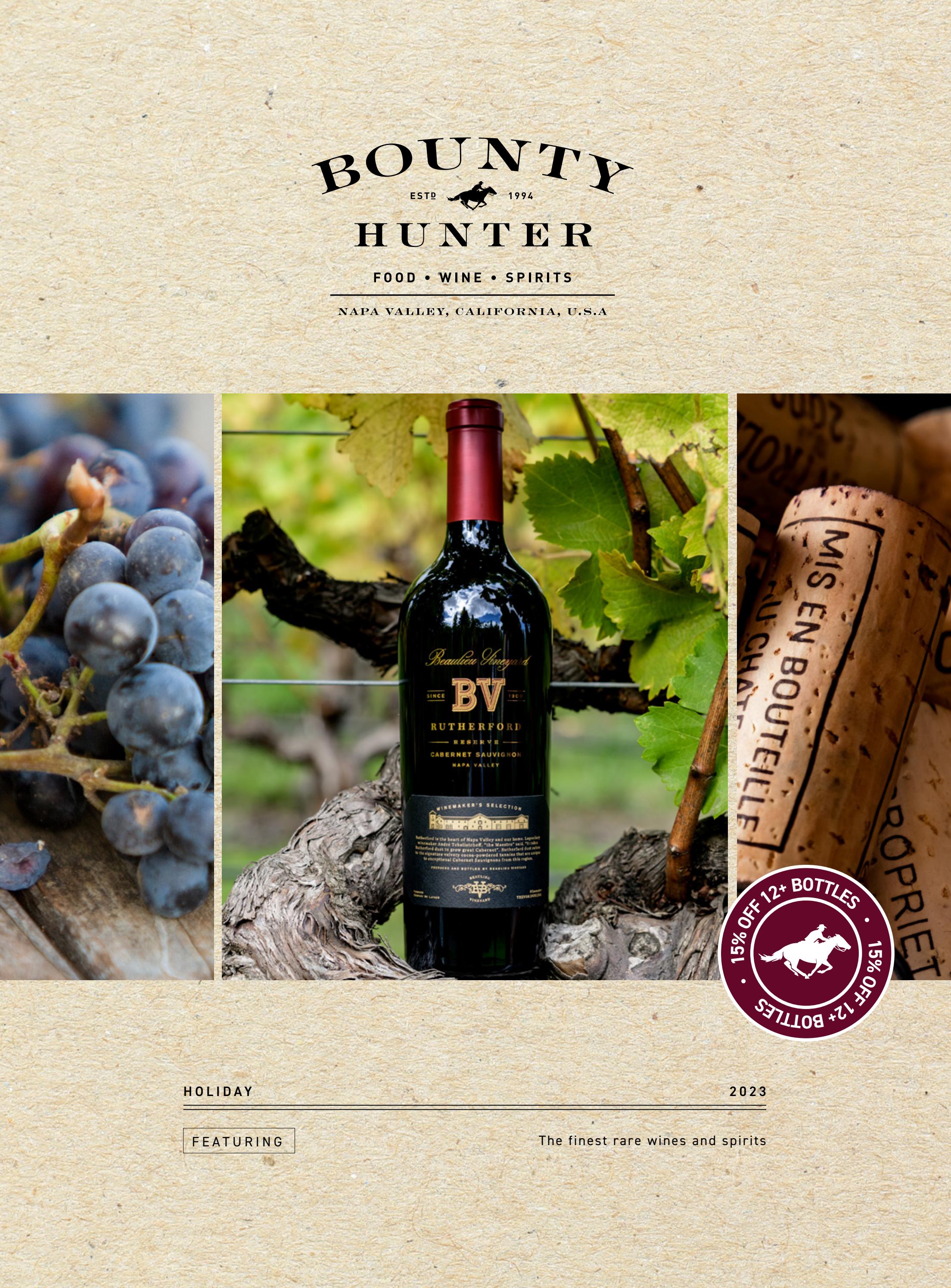 Bounty Hunter Fall Catalog V2 by Bounty Hunter Rare Wine & Spirits Issuu