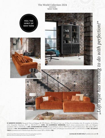 Europa Möbel-Verbund GmbH 家具目录 · Styles United Marke 第 19 页