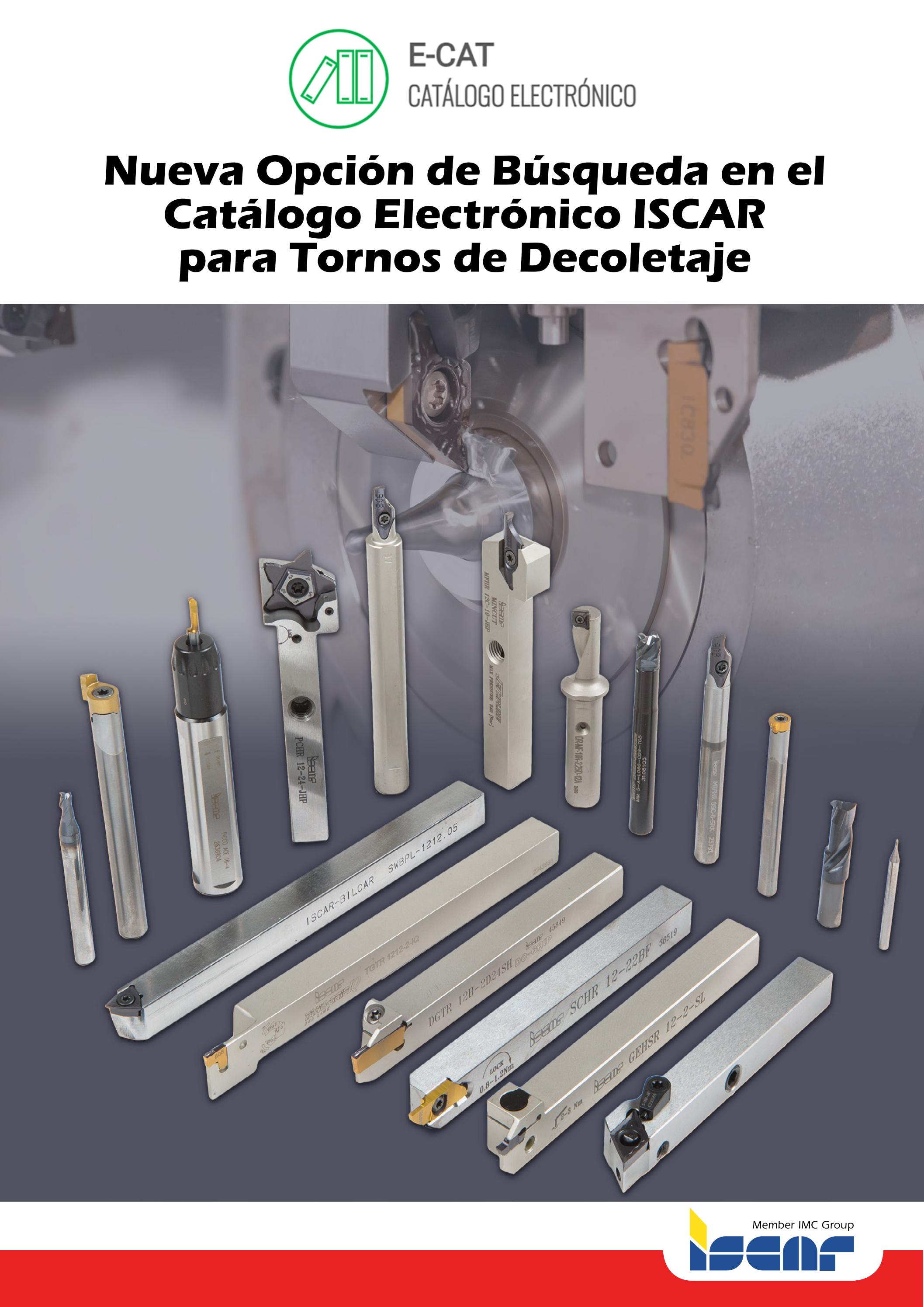 Nueva Opción de Búsqueda en el Catálogo Electrónico ISCAR para Tornos