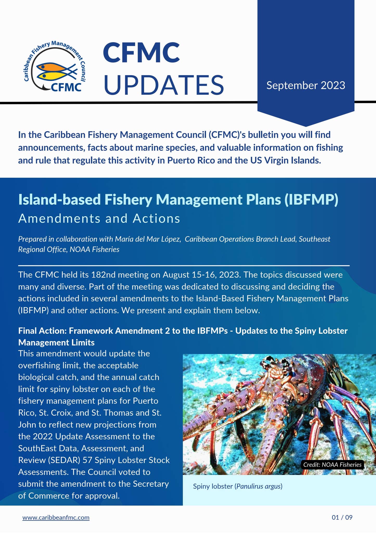 CFMC Updates (September 2023) by Caribbean Fishery Management Council ...