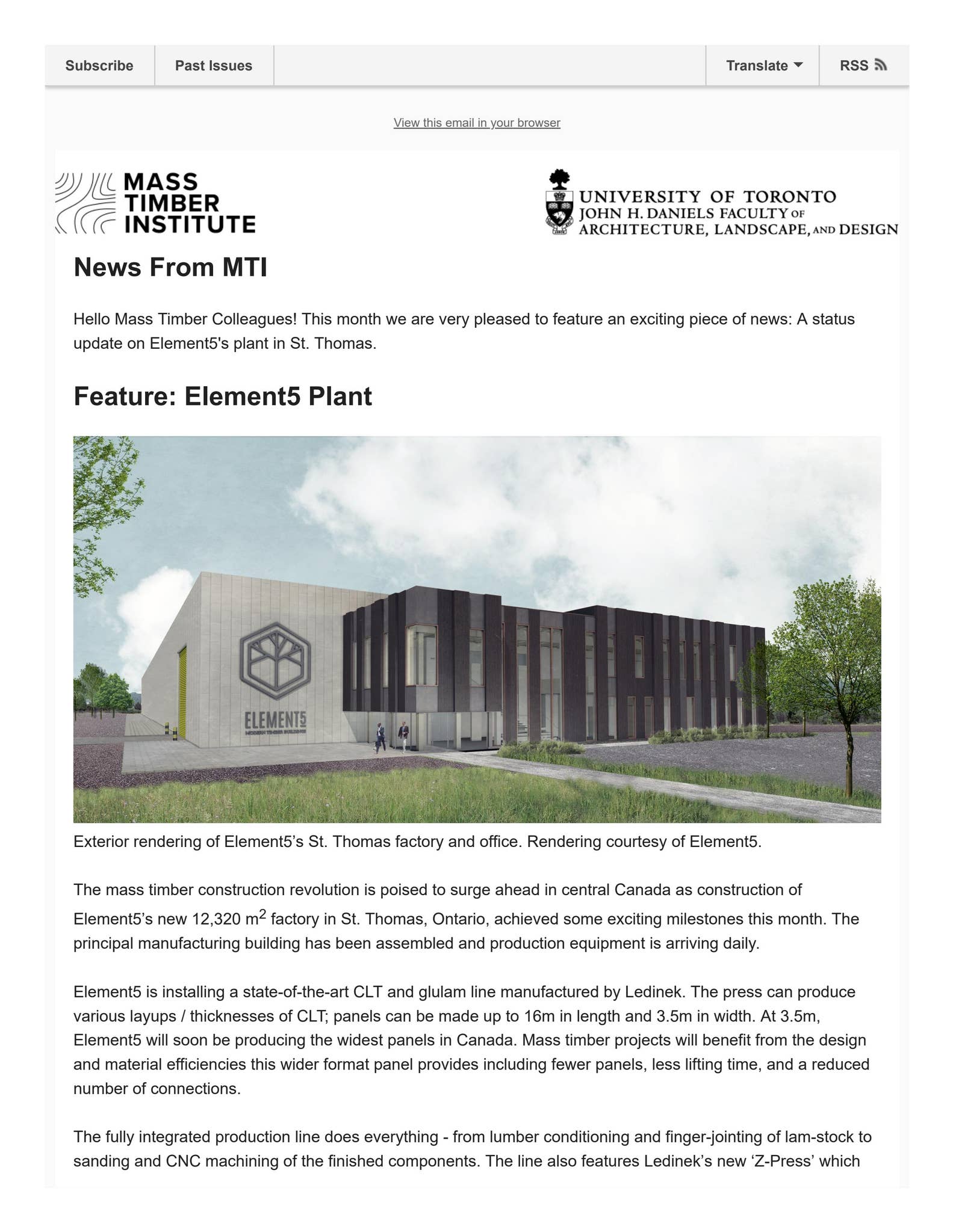 Element5 Element5 Feature - Mass Timber Institute (MTI) by Element5 - Issuu