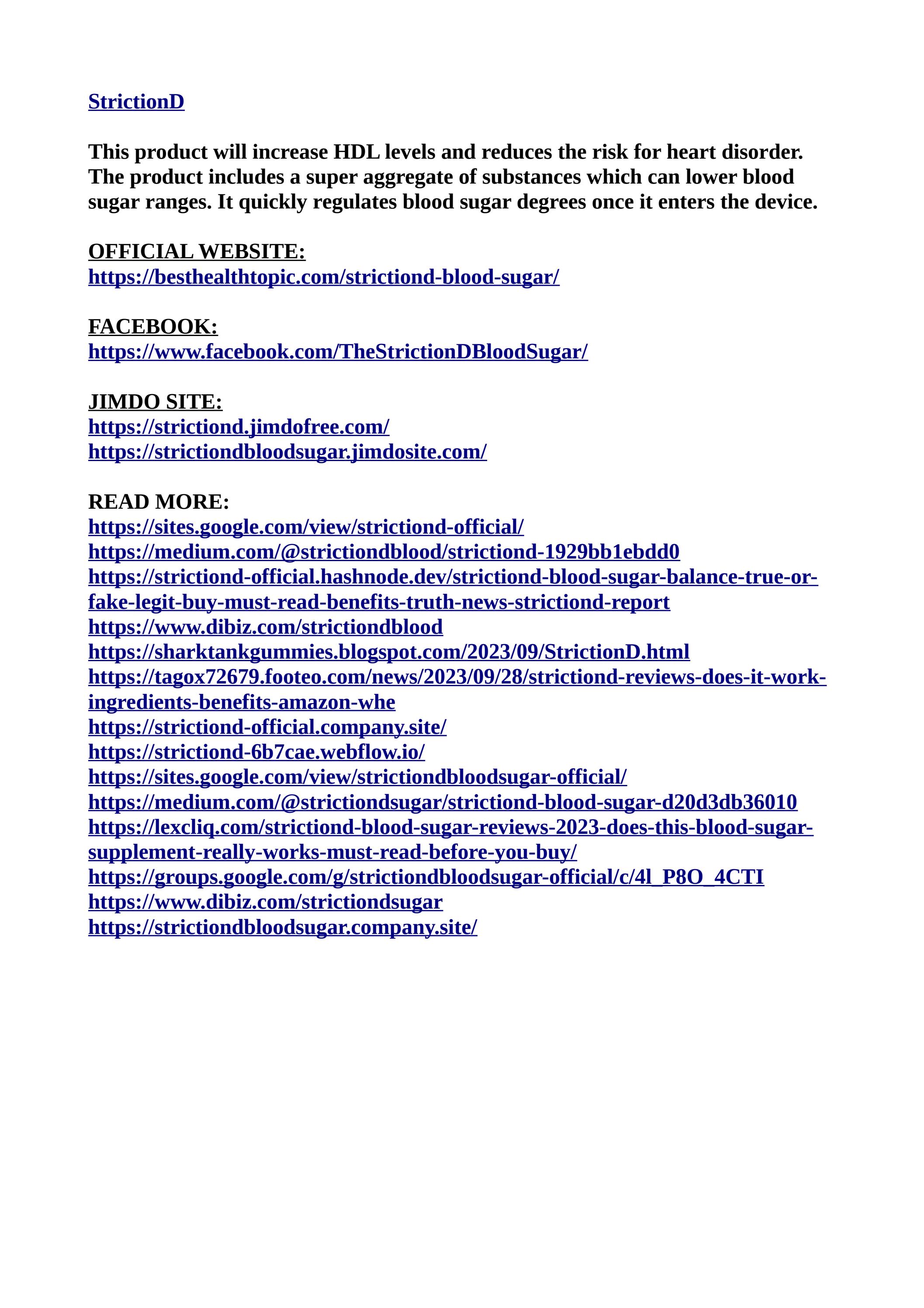 Strictiond Webmd - po1vpps