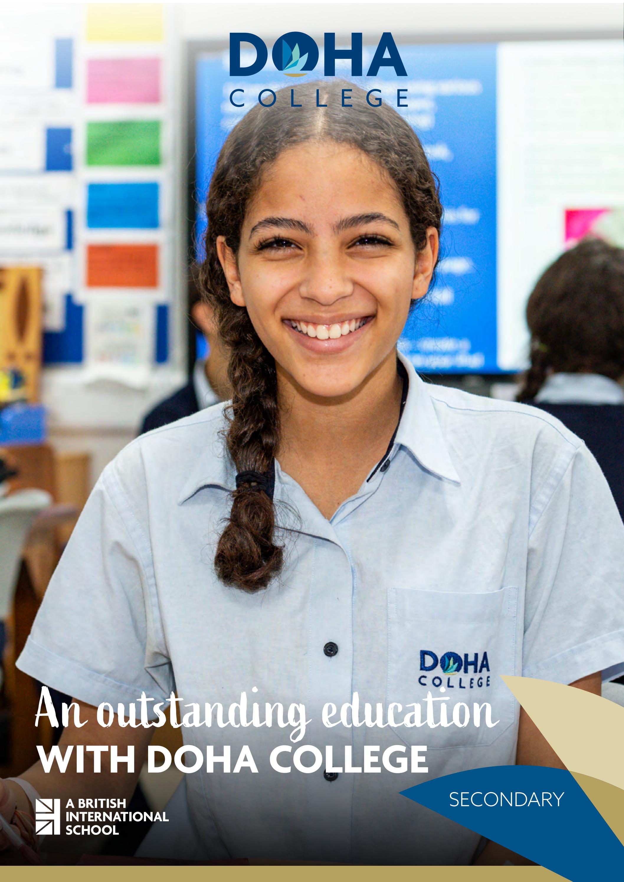Doha College secondary booklet by Doha College Issuu