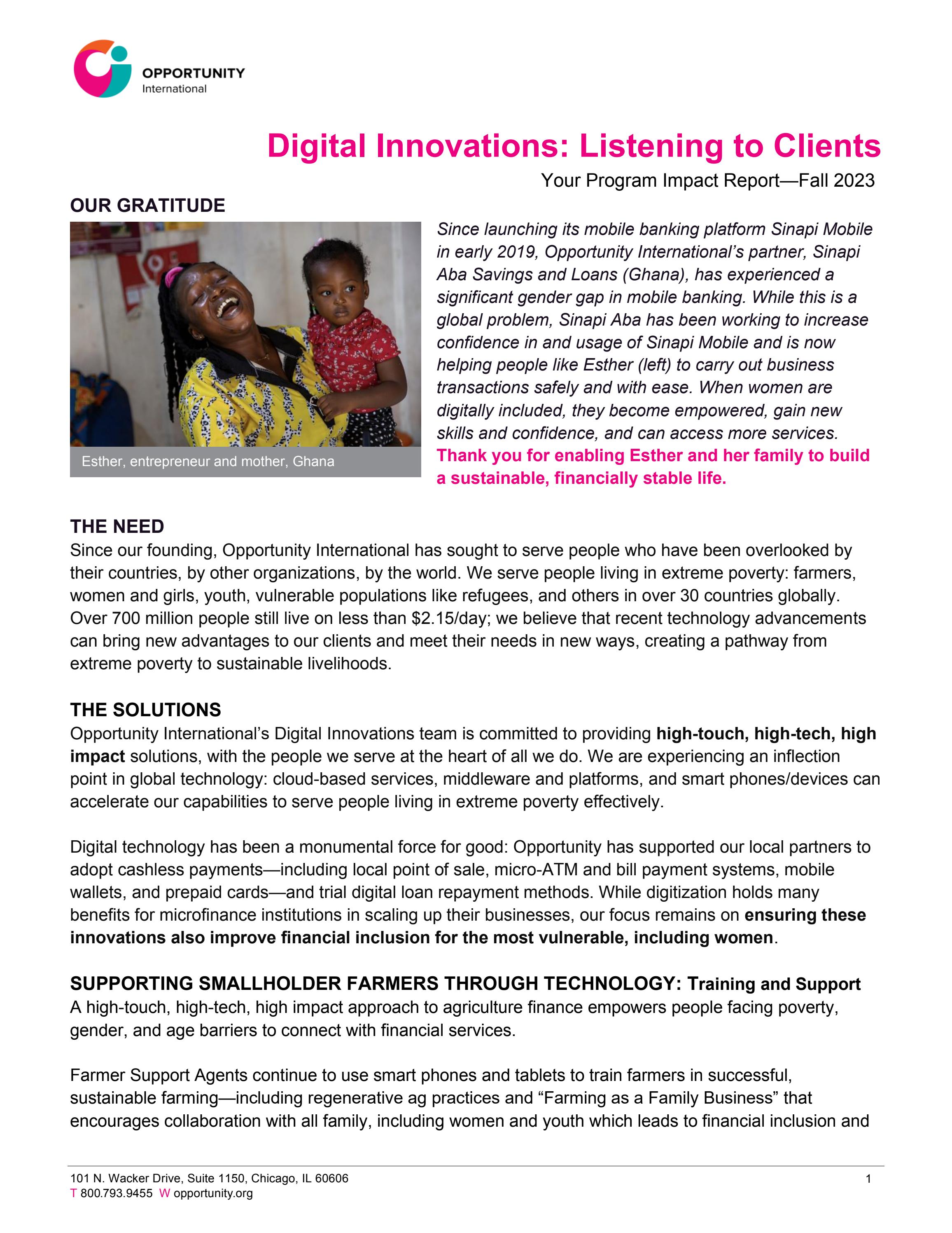 2023 Fall Digital Innovations Report by Opportunity International Issuu