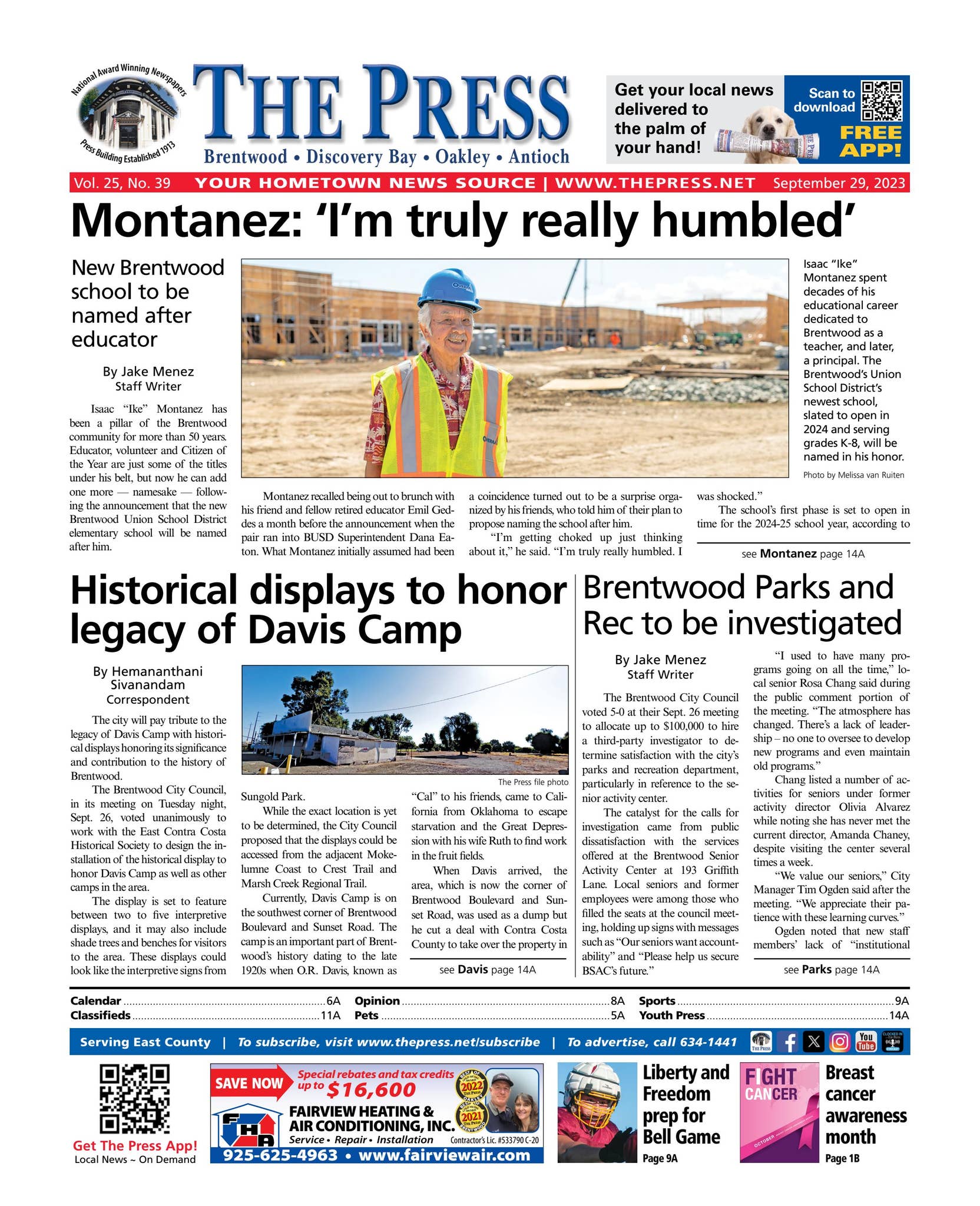 The Press 09.29.2023 by Brentwood Press \u0026 Publishing - Issuu, image size:1664x2048