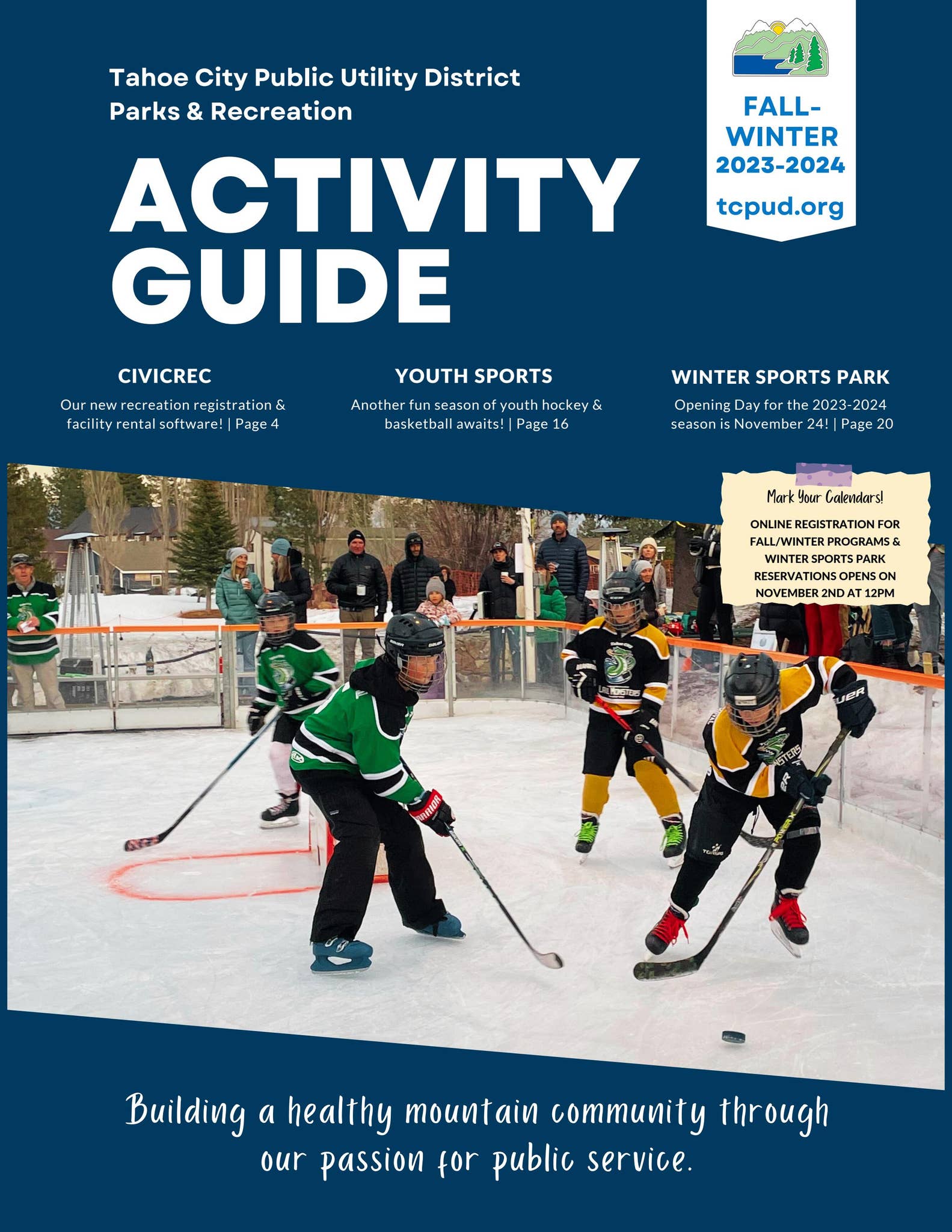2023-2024 Fall/Winter TCPUD Parks & Recreation Activity Guide by Tahoe ...