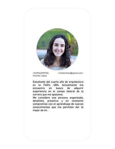 Milagros Magali D Andrea FADU - UBA 灯饰目录 · PORTFOLIO - MILAGROS D´ANDREA 第 2 页